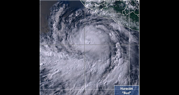 Bud aumenta a huracán; causará tormentas en 4 estados del Pacífico