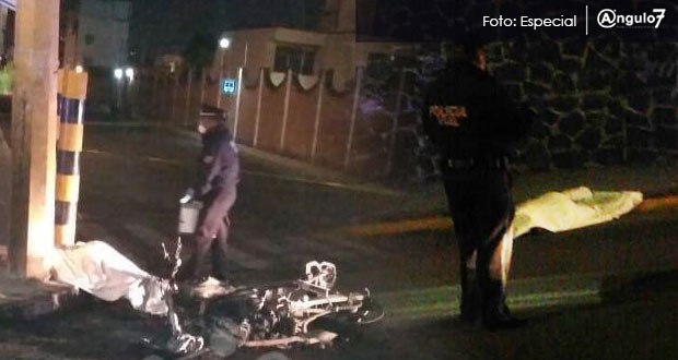 Accidente en moto provoca la muerte de un hombre y mujer en Zavaleta