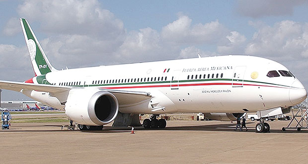 Por vez primera falla avión presidencial de 7mdd y EPN usa otro