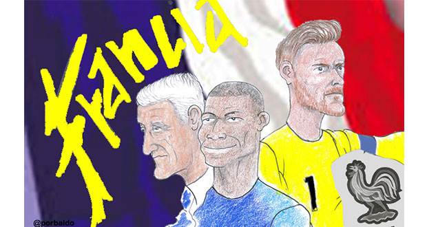 Caricatura: Francia se convierte otra vez en campeona del Mundial