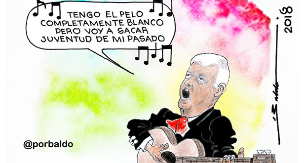 Caricatura: Gobernar como si tuviera 12 años menos: AMLO