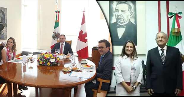 AMLO y EPN acuerdan con Canadá seguir colaborando en rondas de Tlcan