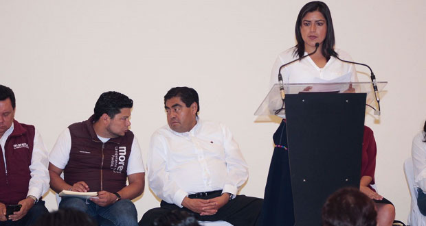 Claudia Rivera pide a alcaldes electos trabajar institucionalmente