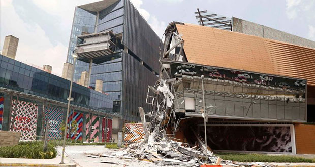 Colapso de plaza Artz en CDMX fue por error de cálculo estructural