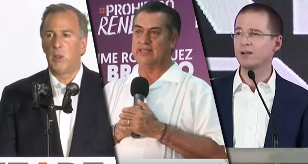 Meade, Anaya y El Bronco reconocen triunfo de AMLO
