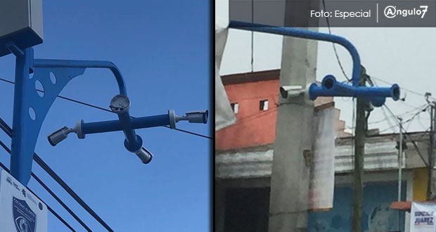 Roban cámaras de vigilancia del Ceri en Chula Vista y Totimehuacán