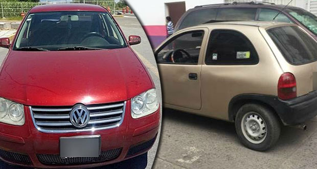 SSP recupera 3 vehículos y asegura a uno por conducir auto robado