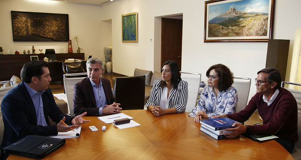 Seguridad, principal tema en reunión entre Gali y Claudia Rivera