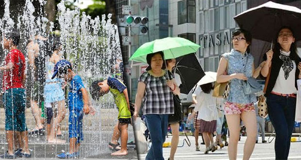 Temperaturas record de 41 grados dejan al menos 44 muertos en Japón