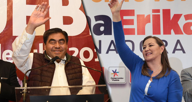 Conteo rápido del INE pone a Martha Erika y Barbosa en empate técnico