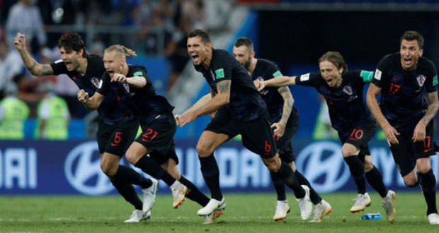 Croacia liquida a Rusia en penales y va a semis junto a Inglaterra