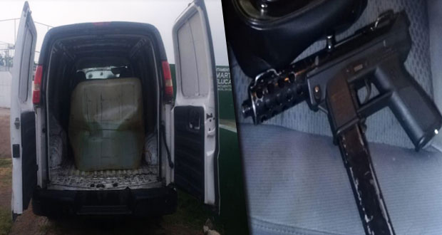 Aseguran 44 vehículos y 56 mil 700 litros de huachicol en Texmelucan