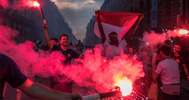Festejos por título de Francia dejan 2 muertos, saqueos y disturbios