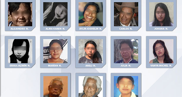Localiza FGE a 44 personas reportadas como desaparecidas en Puebla