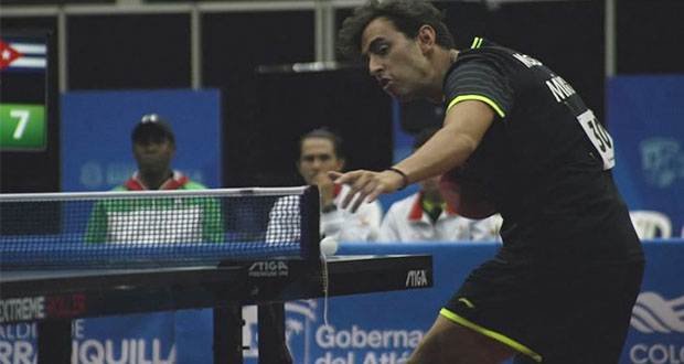 Poblano, Marcos Madrid, asegura medalla panamericana en ping-pong
