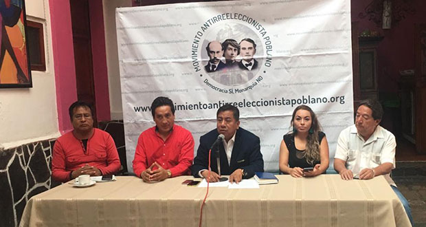 Movimiento Antirreeleccionista pide hacer valer estado de derecho