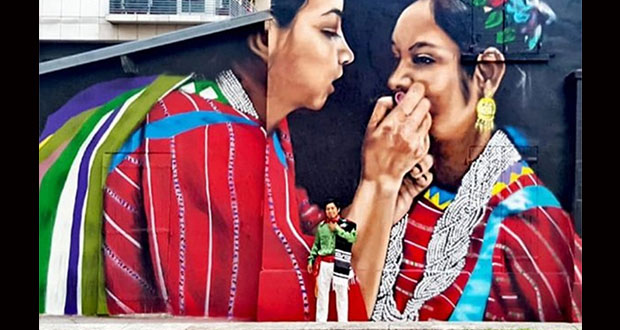 En cinco países de Europa, artista triqui pintará murales