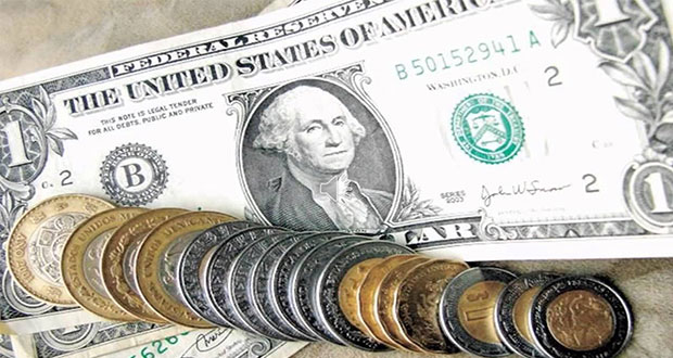 Peso gana .04% tras reunión de altos funcionarios de EU con AMLO