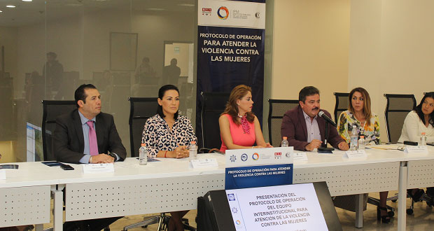 Emprenden protocolo para atender violencia contra mujeres en Puebla