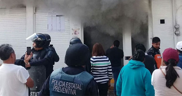 En El Seco queman papelería electoral y acusan fraude del PRI