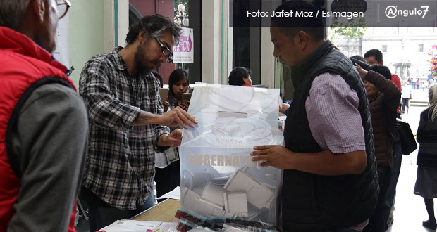INE Puebla reporta recepción lenta de paquetes electorales y declara receso