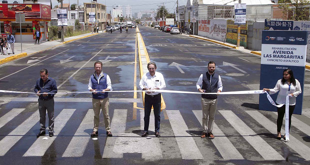 Terminan rehabilitación en avenidas 16 de Septiembre y Margaritas