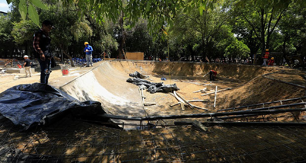 Rehabilitación del Parque Juárez presenta avance de 78%: Banck