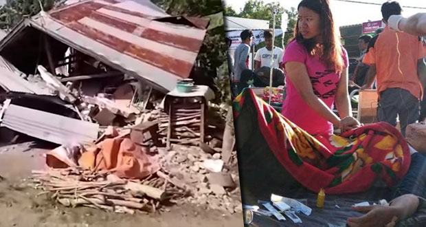 En Indonesia, sismo de 6.2 grados deja 14 muertos y 162 heridos