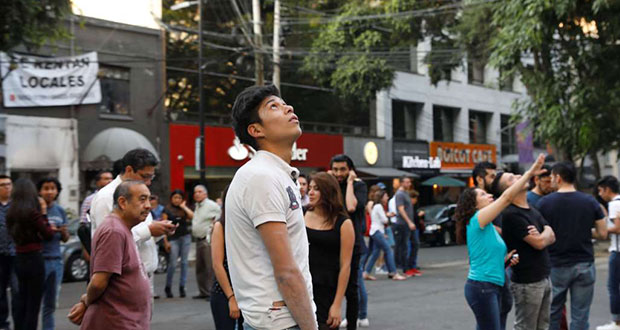 Puebla, sin daños tras sismo de 5.9 grados con epicentro en Oaxaca