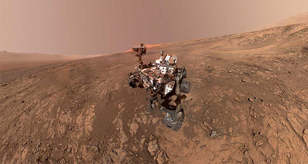 Descubren agua líquida en polo sur de Marte