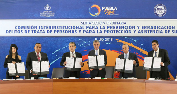 Puebla, Tlaxcala, Edomex y CDMX colaboran contra trata de personas