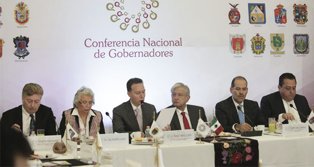 AMLO promete en reunión con la Conago respeto a la soberanía