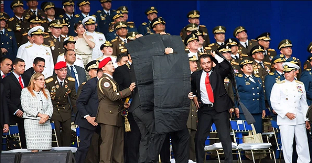 Atentan contra Nicolás Maduro; sale ileso, pero hay siete heridos
