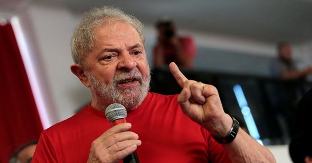 Aún preso, nombran a Lula da Silva candidato presidencial de Brasil