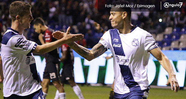 Club Puebla se aprovecha de un Atlas que no sabe anotar