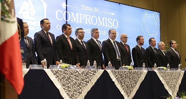 Fernando Treviño asumió el cargo de presidente del consejo directivo 2018-2019 de COPARMEX.