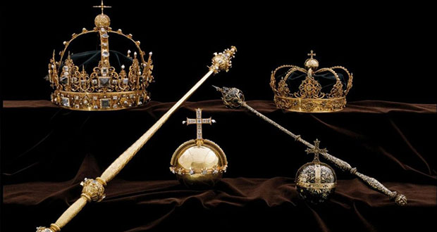 Roban coronas reales del siglo XVII en Suecia y se dan a la fuga