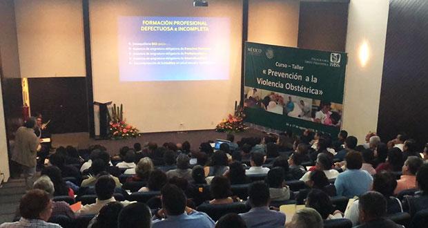 IMSS-Prospera sensibiliza sobre violencia obstétrica en Puebla