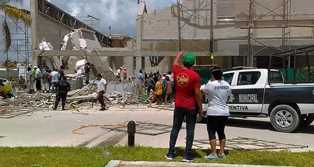 Derrumbe en obra de Quintana Roo deja 3 muertos y 16 lesionados