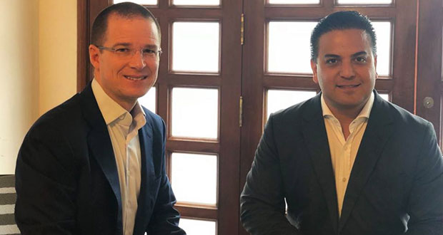 Tras un mes, reaparece Anaya en reunión con líder nacional del PAN