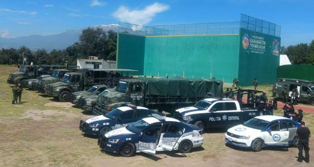 Sedena, SSP y FGE, con bases mixtas en 4 municipios de Puebla