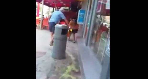 Sujeto rocía ácido para correr de Oxxo a niña indígena en Cancún