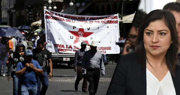 28 de Octubre busca reunirse con Claudia Rivera por temas pendientes