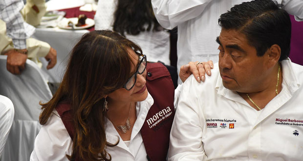 Polevnsky asistirá a 4ª marcha de Morena contra “fraude” en Puebla