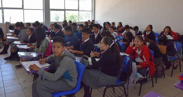 Aumenta matrícula en unidad educativa Valle Real de Atlixco