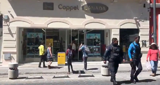 Sujetos armados roban celulares de Coppel en el Centro Histórico