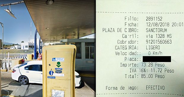 Aumentan tarifa a $85 en caseta del Arco Norte sin previo aviso, denuncian