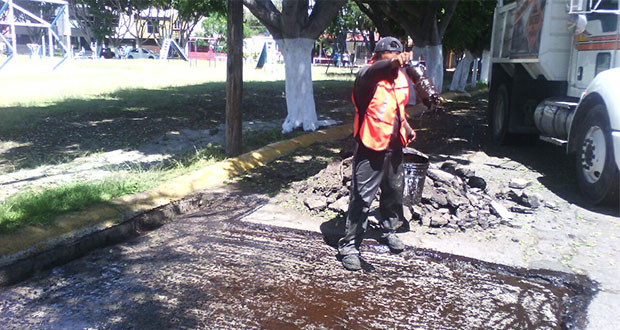 Bachetón 4.0 rehabilita calles de ocho colonias de Puebla capital