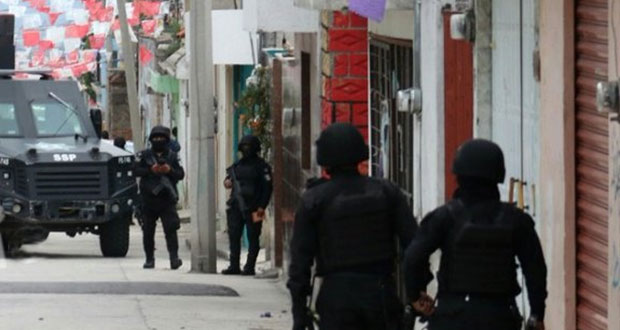 Marina, FGE y SSP catean casas del “Comandante 30” en Xonacatepec