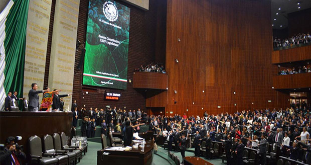 Asume LXIV Legislatura en Congreso; Morena y PRI suman diputados